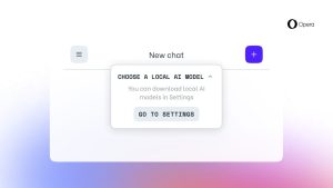 Opera One Local LLMs Download